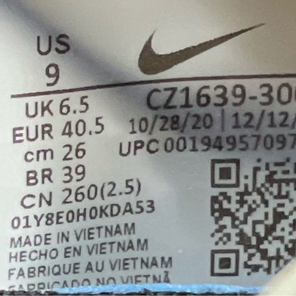 NIKE AIR MAX UP 'BARELY GREEN VOLT' SIZE 9 - Picture 6 of 7